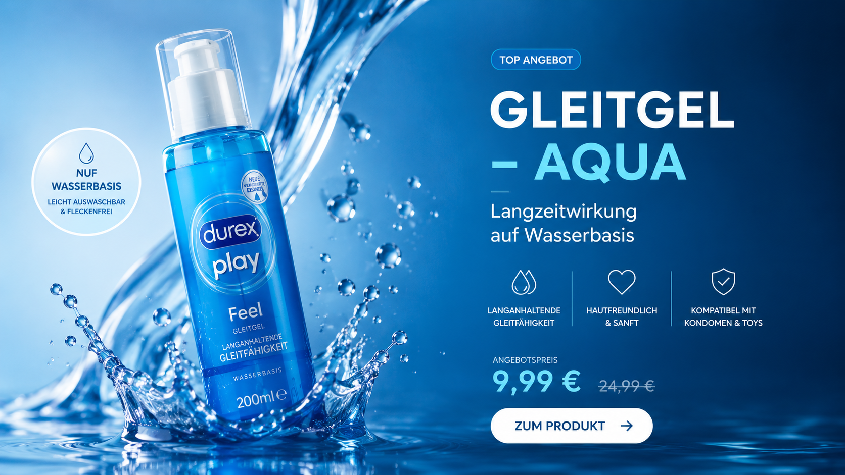 Gleitgel - Aqua